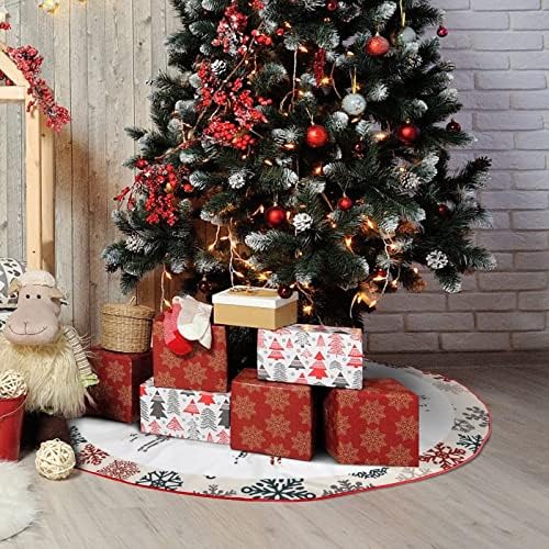 Коледен Силует на Кучето Пола за Коледната Елха, 30 x 30 Силует на Кучето Подложка за Коледната Елха, Весела Коледна Елха Базова