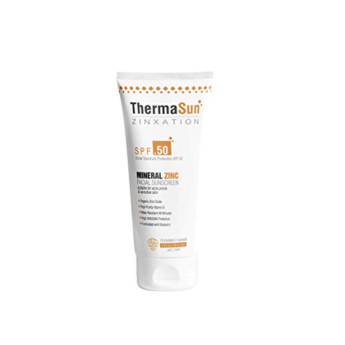 Слънцезащитен крем ThermaSun SPF50 + от цинк - Безопасен за рифове - Лайка - Активен цинк