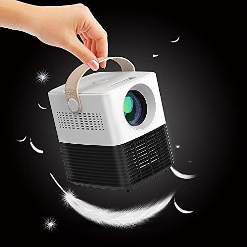 Дебел мини проектор P50S Full 1080P WiFi 3D Преносим проектор за домашно кино С поддръжка на 4K LED Домашно видео проектор (Размер: