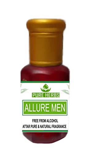 Аромат за мъже Pure Herbs ALLURE Без алкохол, За мъже, Унисекс, Подходящ за специални случаи, партита и ежедневна употреба 100 мл