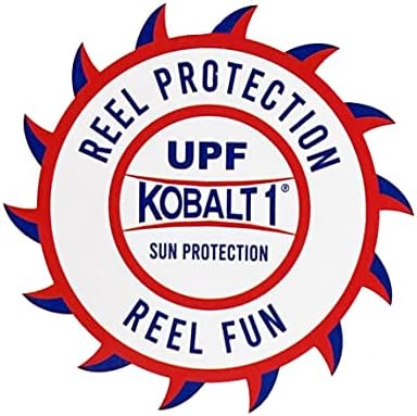Тениска Kobalt1 За момчета от 2 до 18 години с изображение на бял Марлин за практикуване на водни спортове и Риболов UPF Performance