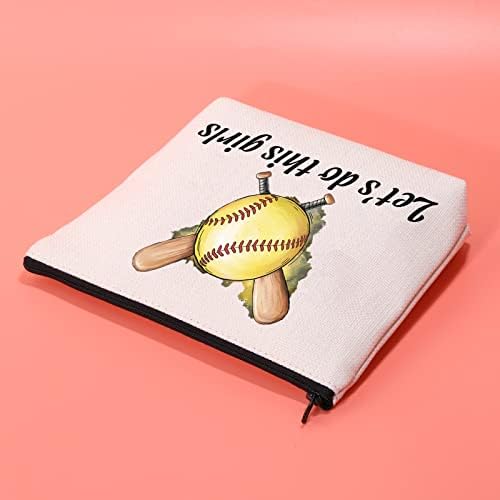 Подарък за фен на Бейзбола JXGZSO Нека да направим Тази Косметичку Подарък за Любителите на Бейзбол, За Семейството И Най-добри
