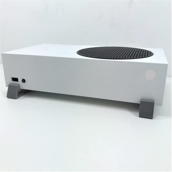3D Поставка за кабината, която е съвместима с Xbox Series S за охлаждане, Странично оттичане, с титуляр Сив цвят