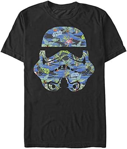 Мъжка тениска с изображение на шлем Хула Междузвездни войни