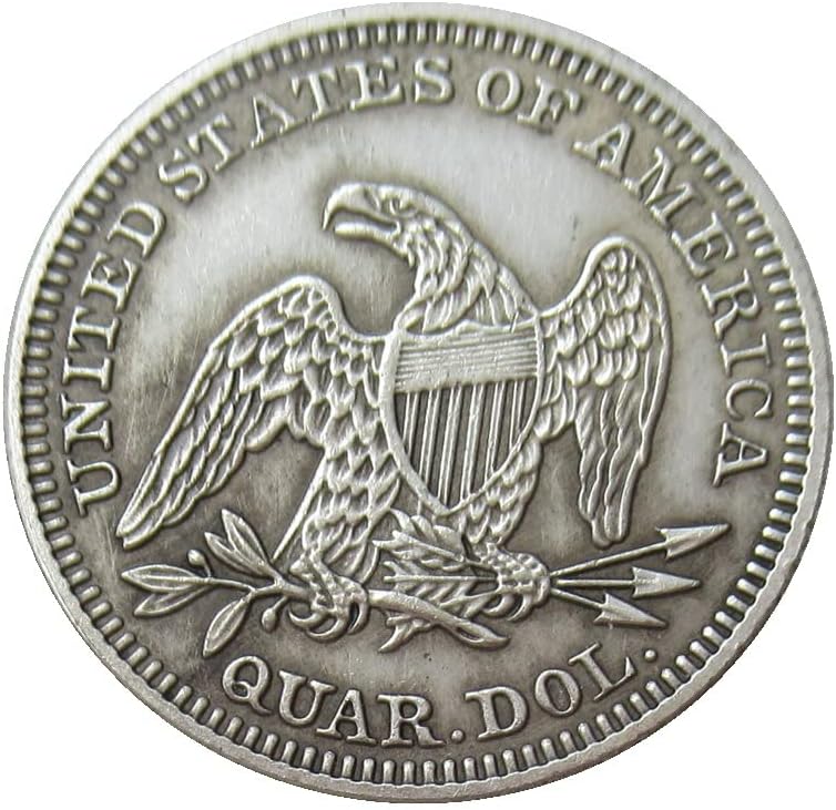 25 на Сто Флаг на САЩ 1856 г., сребърно покритие Копие на Възпоменателни монети