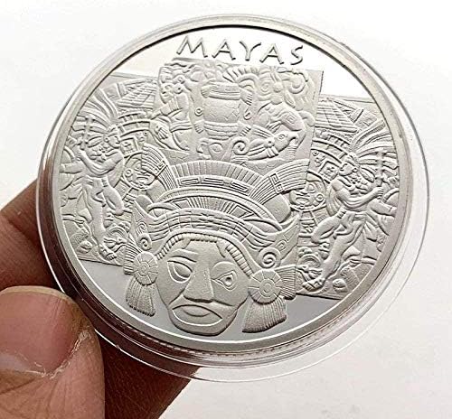Копирна Монета Ada Cryptocurrency На Маите Dragon Рисувана Мексико Медал С Релефни Сребърно Покритие Любима Монета Възпоменателна