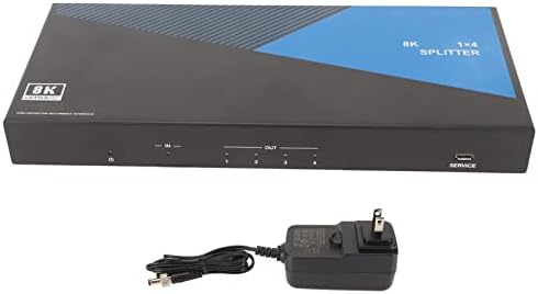 HDMI Превключвател, 8K 60hz 40Gbps 1 до 4 От UHD HDMI Комутатор Адаптер-Сплитер, Метален HDMI Комутатор Скоростна Хъб за PS5 PS4