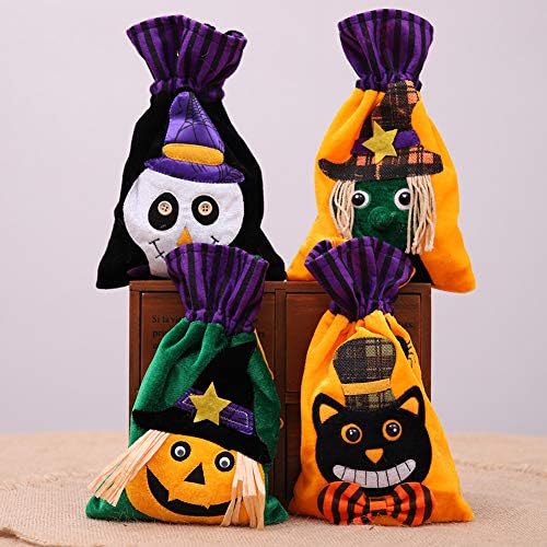 Luwsldirr_Halloween Подарък За Хелоуин С Бонбони За Деца, Мультяшная чанта за Предложения, Платнена Торбичка за Рисуване