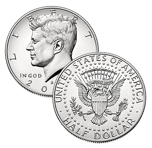2014 P, D Набор от монети Кенеди в полдоллара 2, Без да се прибягва