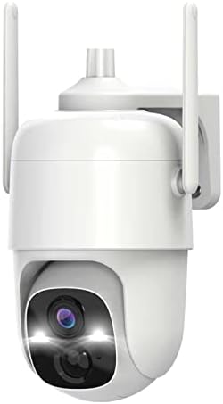 Домашна камера с батерии 1080p PTZ WiFi с функция за интелигентно откриване и прожектор, Градинска Камера за сигурност без кабели
