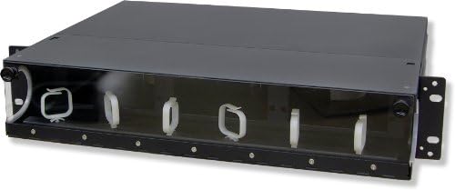 Оптична панел за монтаж на багажник Lynn Electronics 2U побира 6 панели или модули LGX отпечатъкът, осигуряващи максимална пропускателна