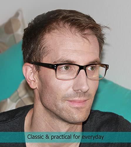LUR 6 опаковки класически очила за четене + 4 опаковки стилни очила за четене (общо 10 двойки ридеров + 2,25)