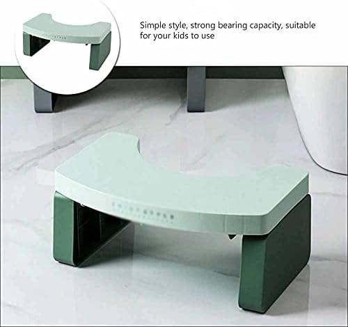 WYDZ 1 бр. Творчески Стол за Тоалет в Банята, Практичен, Лесен, Устойчив, Стол за тоалетна (Зелен)