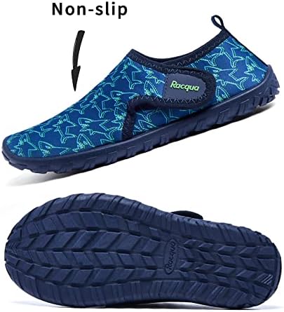Детска водна обувки Racqua за момчета и момичета, Бързосъхнеща Лека Спортна Водна обувки за плуване Бос (на Малко дете /Голямо бебе)