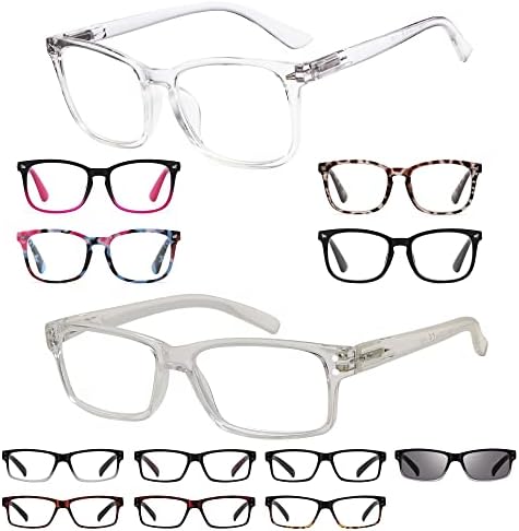 Reducblu Спестете 20% на 5 опаковки женски очила за четене и 8 опаковки ридеров за жени и мъже +2,50