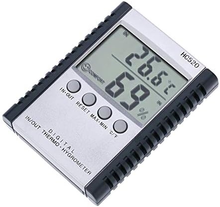 UXZDX CUJUX LCD Цифров Термометър за стая/улица, Влагомер за Измерване на температурата и на Влажността Дигитален Дисплей с Максимална