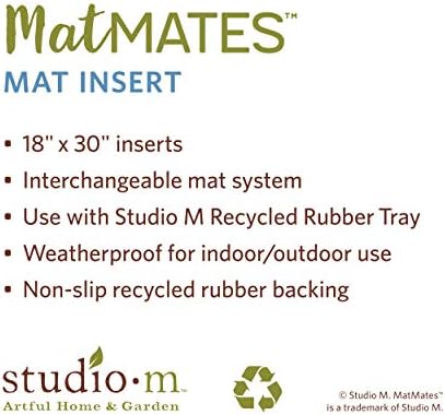 Studio M Cosmo Spring MatMates Цветна подложка за подови настилки в закрити помещения или на открито, с екологично чиста гумена