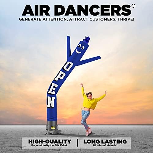 Комплект тръбни въздушни мъже за въздух танцьори LookOurWay - 10 метра височина, Шантав, Машущий Надуваем човек за танци с шнорхел,