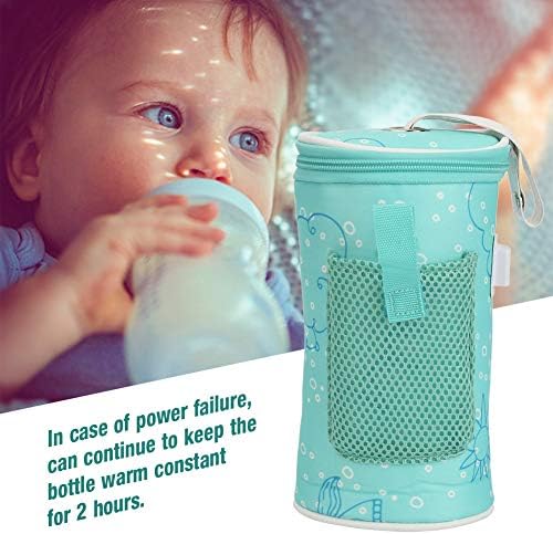 Голям чанта-термостат за топло мляко, В която са поставени 2 Бутилки, USB-топла вода чанта за бебешки бутилки с Голям Капацитет,