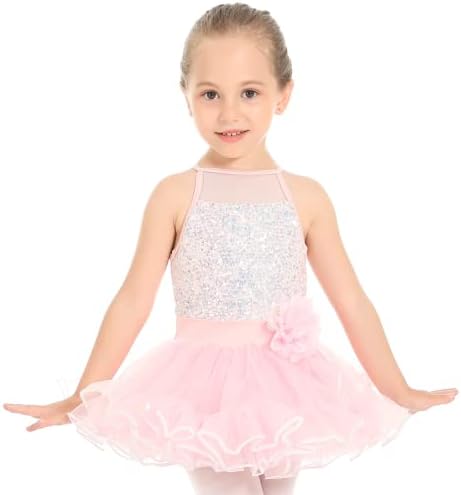Детско Балетное Рокля за Танци Phinein, Монтиране Бански с Подходящ набор от Плюшени Мечета-Балерини, Подарък за Момичета
