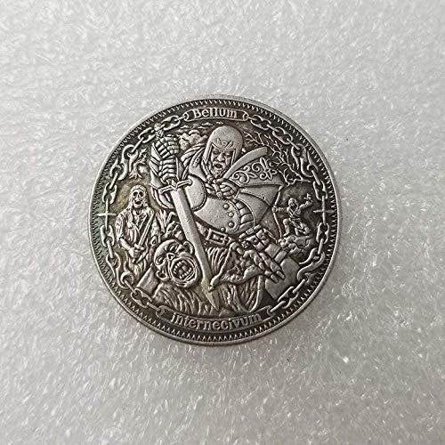 Самурайски Скитник сребърно покритие Монета Подаръци, за да следват монета Морган