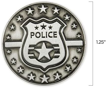 Монета Израз на любовта полиция, Обемна опаковка от 3 броя, Благодарственный подарък за правоохранителните органи и държавни служители,