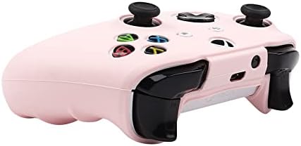 Розова обвивка на контролера на Xbox One RALAN, Силиконова Защитната обвивка на контролера, която е съвместима с контролер Xbox
