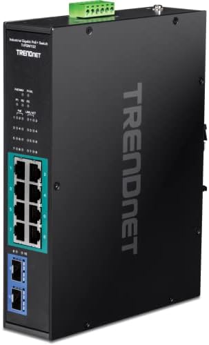 TRENDnet 10-Портов Промишлен Gigabit switch PoE +, широк температурен диапазон -20 ° c – 65 °C (-4° – 149 ° F), преминаването на