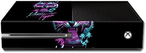 Корица MightySkins, съвместима с Microsoft Xbox One - Маями Тигър | Защитно, здрава и уникална Vinyl стикер | Лесно се нанася, се