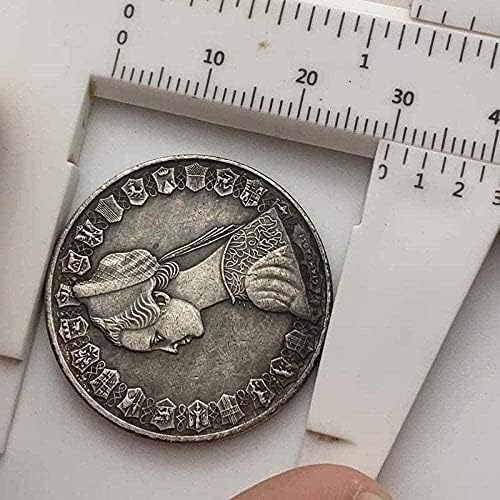 Италиански Антични Латунная Стара Сребърен Медал са подбрани Монета Занаят 29 мм Медни Стара Сребърна Монета Айде Копие Спомен Новост