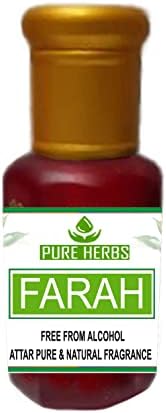 Чисти билки Farah Attar без съдържание на алкохол за мъже, Подходящ за специални случаи, партита и ежедневна употреба 50 мл