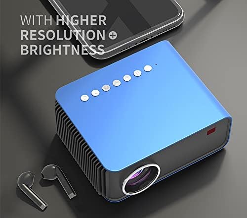 Мини проектор CLGZS T4 3600 Лумена С поддръжка на Full 1080P LED Proyector с голям екран, Преносим за Домашно кино Smart Video в прожектор (Цвят: E)