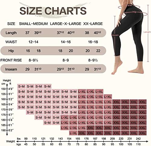3 Опаковки Леггинсов за жени -Без Прозрачни Панталони за йога с висока талия, които Контролират Корема, Гамаши за тренировка и Бягане