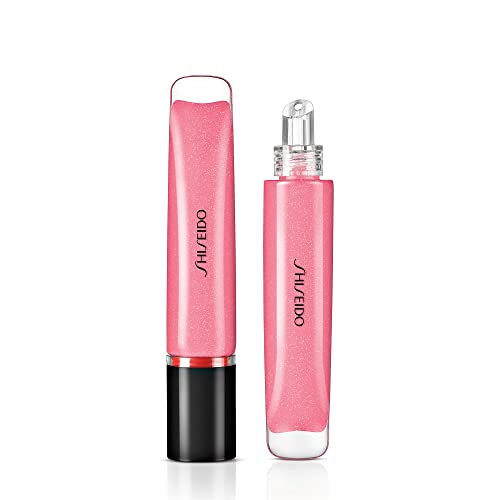 Shiseido Shimmer GelGloss, Sango Peach 05 - Гланц за устни с висок гланц за огледално покритие - 12-Часова хидратация - Безтегловен
